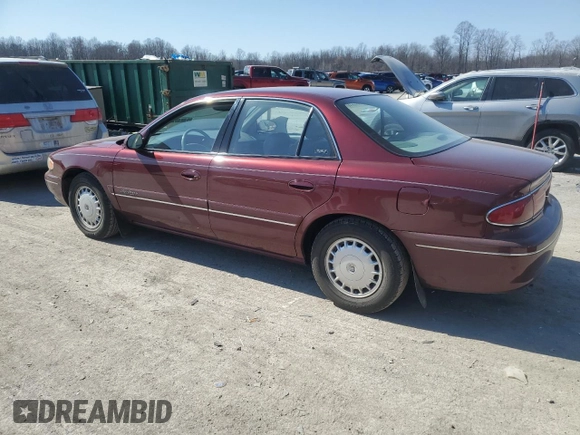 1998 Buick Century Limited with VIN 2G4WY52M7W1467411, listed as a Copart auction lot 47839065 with 124,349 mi miles and Salvage Title. Bid and sale history available at carsss.com. Image 2.