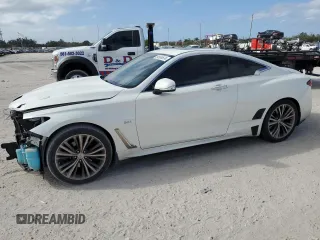 2017 Infiniti Q60 Premium with VIN JN1CV7EK4HM110932, listed as a Copart auction lot 84534674 with 65,431 mi miles and Salvage Title. Bid and sale history available at DreamBid. Image 1.