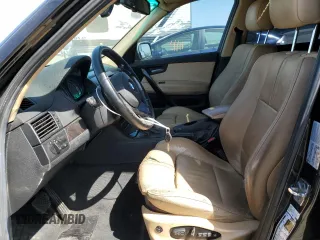 2007 BMW X3 3.0si with VIN WBXPC93477WF26437, listed as a Copart auction lot 52442765 with 202,387 mi miles and Clean Title. Bid and sale history available at carsss.com. Image 7.