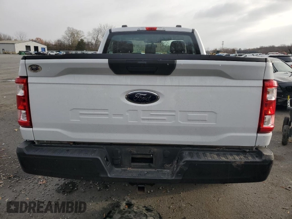 2022 Ford F-150 XL with VIN 1FTMF1E53NKE45810, listed as a Copart auction lot 82025684 with 75,442 mi miles and Salvage Title. Bid and sale history available at DreamBid. Image 6.