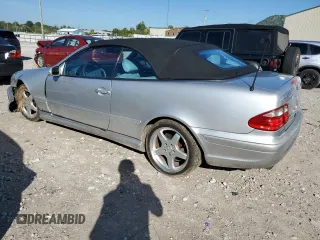 2002 Mercedes-Benz CLK 320/430 with VIN WDBLK70GX2T106873, listed as a Copart auction lot 71202824 with 140,233 mi miles and Salvage Title. Bid and sale history available at DreamBid. Image 2.