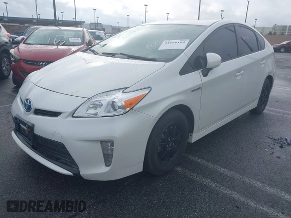 2015 Toyota Prius Four with VIN JTDKN3DU1F0427110, listed as a IAAI auction lot 41666164 with 110,782 mi miles. Bid and sale history available at carsss.com. Image 2.