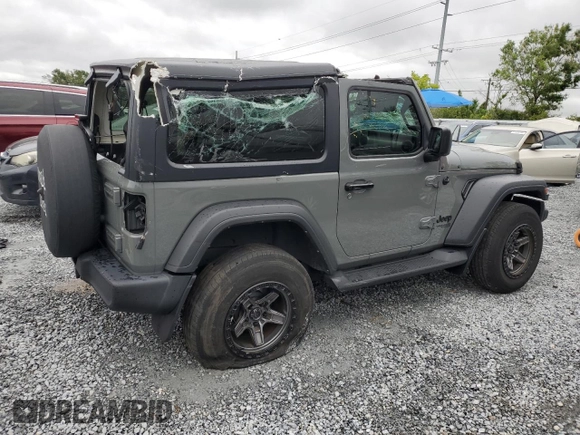 2021 Jeep Wrangler Sport with VIN 1C4GJXAN2MW699133, listed as a Copart auction lot 51994985 with 47,923 mi miles and Non Repairable. Bid and sale history available at DreamBid. Image 3.