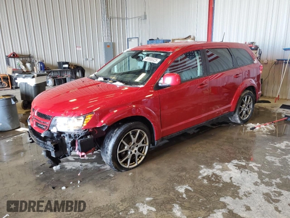 2019 Dodge Journey GT with VIN 3C4PDCEG8KT686465, listed as a Copart auction lot 49888325 with 85,379 mi miles and Salvage title. Bid and sale history available at DreamBid. Image 1.