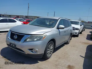 2014 Nissan Pathfinder Platinum with VIN 5N1AR2MM5EC689313, listed as a IAAI auction lot 41939301 with 172,307 mi miles. Bid and sale history available at carsss.com. Image 2.
