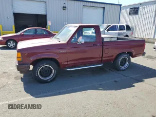 1989 Ford Ranger XLT with VIN 1FTCR10A1KUB65410, listed as a Copart auction lot 55177485 with 43,393 mi miles and Clean Title. Bid and sale history available at carsss.com. Image 1.