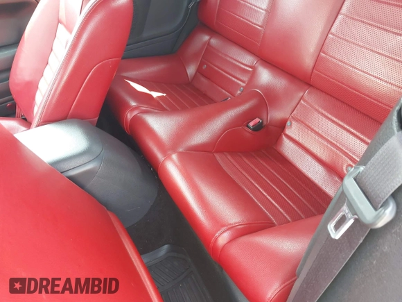 2005 Ford Mustang Deluxe with VIN 1ZVFT84N955183489, listed as a IAAI auction lot 42473437 with 221,709 mi miles and . Bid and sale history available at DreamBid. Image 8.