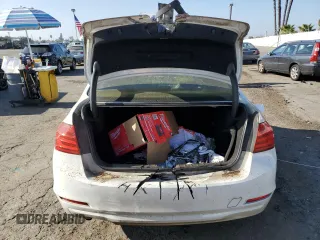 2013 BMW 3 Series 320i with VIN WBA3B1C50DK128766, listed as a Copart auction lot 86587114 with 0 mi miles and Salvage Title. Bid and sale history available at carsss.com. Image 6.