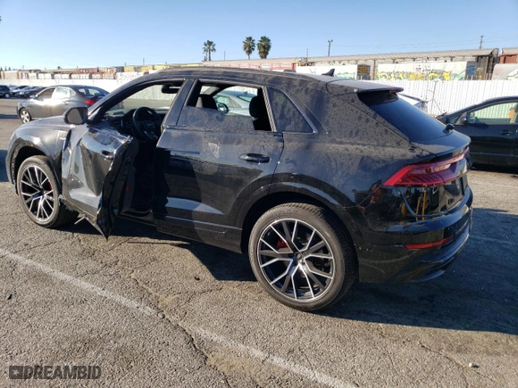 2022 Audi Q8 Premium Plus with VIN WA1EVBF17ND031131, listed as a Copart auction lot 42238674 with 8,378 mi miles. Bid and sale history available at carsss.com. Image 2.