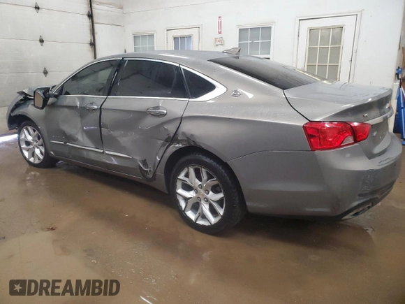 2018 Chevrolet Impala Premier with VIN 2G1125S39J9110015, listed as a Copart auction lot 86891744 with 124,108 mi miles and Salvage Title. Bid and sale history available at DreamBid. Image 2.