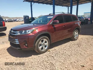 2018 Toyota Highlander Limited z VIN 5TDYZRFH9JS240916, wystawiony jako Copart lot #60205935 z przebiegiem 51 481 mil mil oraz Szkoda całkowita • Salvage title. Historia ofert i sprzedaży dostępna na DreamBid. Obrazek 1.