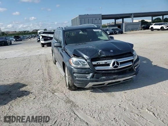2014 Mercedes-Benz GL 450 with VIN 4JGDF7CE5EA385813, listed as a Copart auction lot 59361785 with 121,131 mi miles and Salvage title. Bid and sale history available at DreamBid. Image 14.