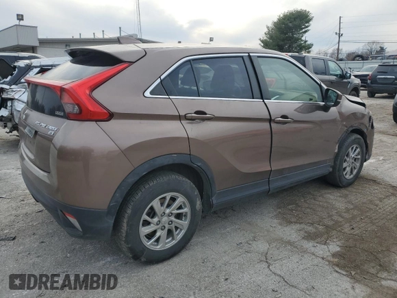2018 Mitsubishi Eclipse Cross ES с VIN JA4AT3AA7JZ040149, выставлен на аукционе Copart как лот 84834854 с пробегом 87 347 миль миль и Списание • Salvage title. История ставок и продаж доступна на DreamBid. Изображение 3.