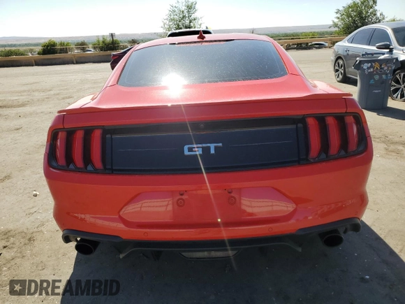 2022 Ford Mustang GT with VIN 1FA6P8CF9N5108380, listed as a Copart auction lot 57899235 with 48,956 mi miles and Salvage title. Bid and sale history available at DreamBid. Image 6.