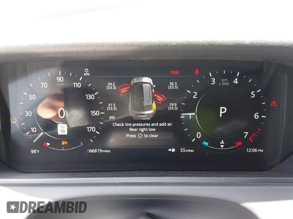 2021 Land Rover Range Rover Velar R-Dynamic S z VIN SALYT2EX9MA315965, wystawiony jako IAAI lot #42344448 z przebiegiem 66 819 mil mil oraz . Historia ofert i sprzedaży dostępna na DreamBid. Obrazek 7.