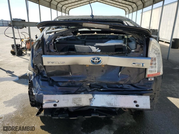 2012 Toyota Prius Plug-In with VIN JTDKN3DP9C3008085, listed as a Copart auction lot 53116595 with 299,220 mi miles and Salvage Title. Bid and sale history available at carsss.com. Image 6.