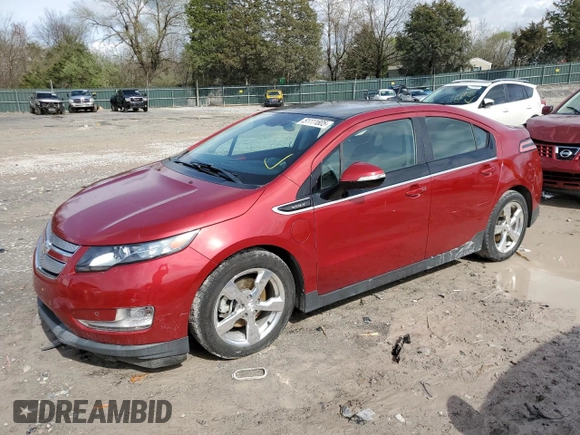 2012 Chevrolet Volt with VIN 1G1RB6E49CU113192, listed as a Copart auction lot 51111805 with 140,708 mi miles and Clean Title. Bid and sale history available at carsss.com. Image 1.