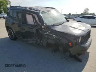 2017 Jeep Renegade Trailhawk с VIN ZACCJBCB6HPF19675, выставлен на аукционе Copart как лот 55439145 с пробегом 161 052 миль миль и Списание • Salvage title. История ставок и продаж доступна на DreamBid. Изображение 4.