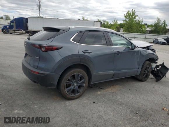 2024 Mazda CX-30 S Carbon Edition with VIN 3MVDMBCM9RM607345, listed as a Copart auction lot 56855925 with 19,295 mi miles and Salvage title. Bid and sale history available at DreamBid. Image 3.