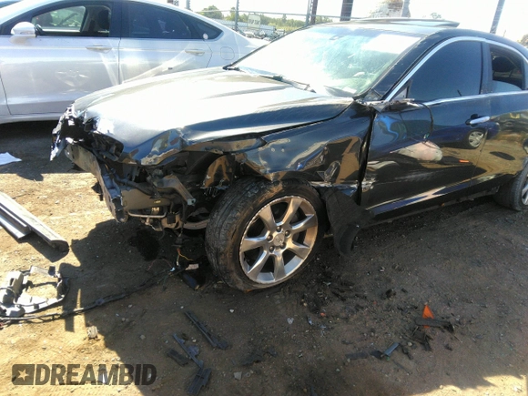 2015 Cadillac ATS Sedan Luxury RWD with VIN 1G6AB5RX5F0101834, listed as a IAAI auction lot 37302564 with 107,046 mi miles. Bid and sale history available at carsss.com. Image 6.