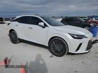 2023 Lexus RX with VIN 2T2BAMBA0PC020554, listed as a Copart auction lot 88875635 with 7,567 mi miles and Salvage Title. Bid and sale history available at carsss.com. Image 4.