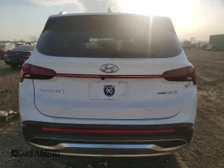 2022 Hyundai Santa Fe Hybrid Limited with VIN KM8S5DA15NU016795, listed as a Copart auction lot 75562994 with 0 mi miles and Salvage Title. Bid and sale history available at carsss.com. Image 6.