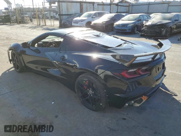 2021 Chevrolet Corvette 2LT with VIN 1G1YB2D43M5125954, listed as a Copart auction lot 78750964 with 23,158 mi miles and Salvage Title. Bid and sale history available at carsss.com. Image 2.