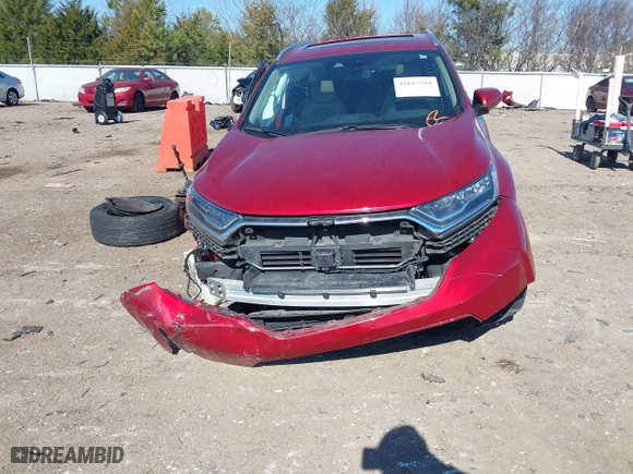 2019 Honda CR-V Touring with VIN 2HKRW1H9XKH500025, listed as a IAAI auction lot 41667564 with 73,889 mi miles. Bid and sale history available at carsss.com. Image 12.