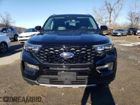 2021 Ford Explorer Limited with VIN 1FM5K8FW7MNA11379, listed as a Copart auction lot 43554485 with 48,455 mi miles and Salvage Title. Bid and sale history available at carsss.com. Image 5.