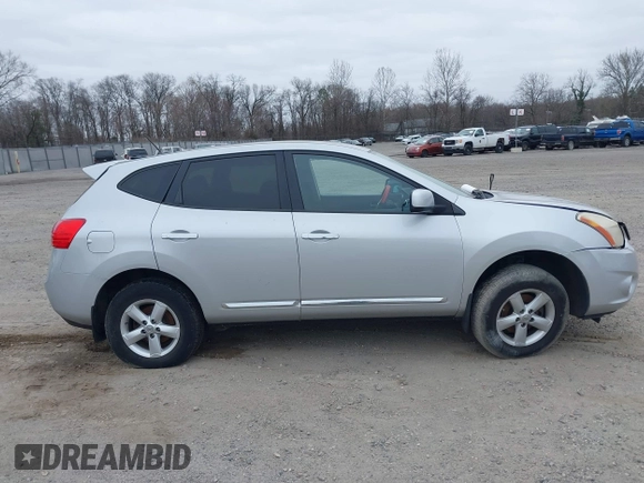 2013 Nissan Rogue S with VIN JN8AS5MTXDW043607, listed as a IAAI auction lot 41795965 with 132,741 mi miles. Bid and sale history available at carsss.com. Image 13.