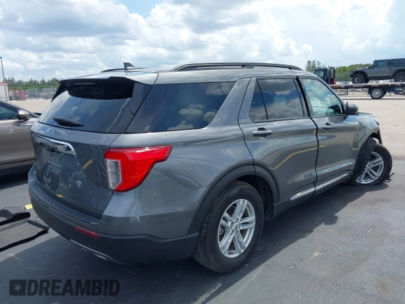 2023 Ford Explorer XLT с VIN 1FMSK7DH3PGC09225, выставлен на аукционе IAAI как лот 42396660 с пробегом 18 552 миль миль и . История ставок и продаж доступна на DreamBid. Изображение 4.