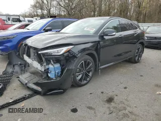2023 Infiniti QX55 Essential with VIN 3PCAJ5KR1PF100923, listed as a Copart auction lot 80703954 with 22,722 mi miles and Salvage Title. Bid and sale history available at DreamBid. Image 1.