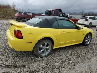 2001 Ford Mustang GT Deluxe with VIN 1FAFP45X71F240069, listed as a Copart auction lot 47072025 with 75,473 mi miles and Clean Title. Bid and sale history available at carsss.com. Image 3.
