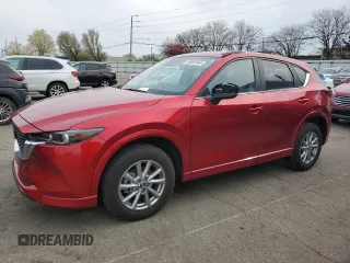 2024 Mazda CX-5 2.5 S Select Package with VIN JM3KFBBL3R0447078, listed as a Copart auction lot 53062645 with 17,580 mi miles and Salvage Title. Bid and sale history available at carsss.com. Image 1.