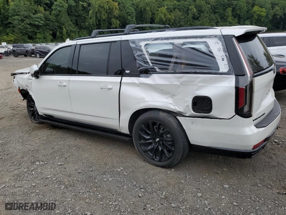 2021 Cadillac Escalade ESV Sport with VIN 1GYS4PKL5MR242713, listed as a Copart auction lot 78081884 with NaN miles and Salvage Title. Bid and sale history available at carsss.com. Image 2.