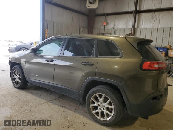 2015 Jeep Cherokee Sport z VIN 1C4PJLAB8FW535841, wystawiony jako Copart lot #49649495 z przebiegiem 157 360 mil mil oraz Szkoda całkowita • Salvage title. Historia ofert i sprzedaży dostępna na DreamBid. Obrazek 2.