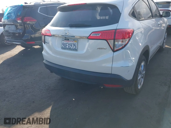 2022 Honda HR-V LX with VIN 3CZRU6H33NM741366, listed as a IAAI auction lot 41546131 with 14,026 mi miles. Bid and sale history available at carsss.com. Image 16.