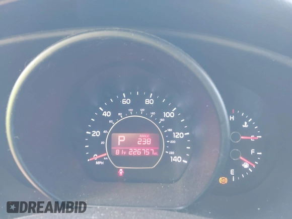2014 Kia Soul with VIN KNDJN2A28E7022716, listed as a IAAI auction lot 41487053 with 226,757 mi miles. Bid and sale history available at carsss.com. Image 7.