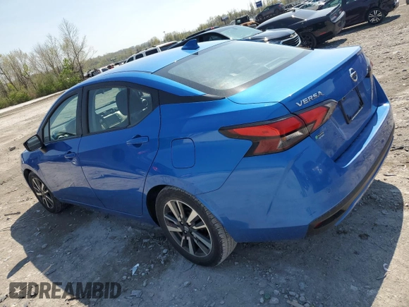 2021 Nissan Versa SV z VIN 3N1CN8EV2ML892619, wystawiony jako Copart lot #53611595 z przebiegiem 80 361 mil mil oraz Szkoda całkowita • Salvage title. Historia ofert i sprzedaży dostępna na DreamBid. Obrazek 2.
