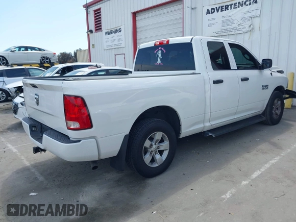 2018 Ram 1500 Tradesman with VIN 1C6RR6FG8JS166266, listed as a IAAI auction lot 42128397 with 76,106 mi miles and . Bid and sale history available at DreamBid. Image 4.