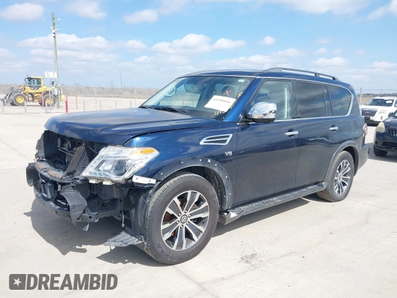 2020 Nissan Armada SL with VIN JN8AY2ND4L9108176, listed as a IAAI auction lot 41590846 with 115,588 mi miles. Bid and sale history available at carsss.com. Image 17.