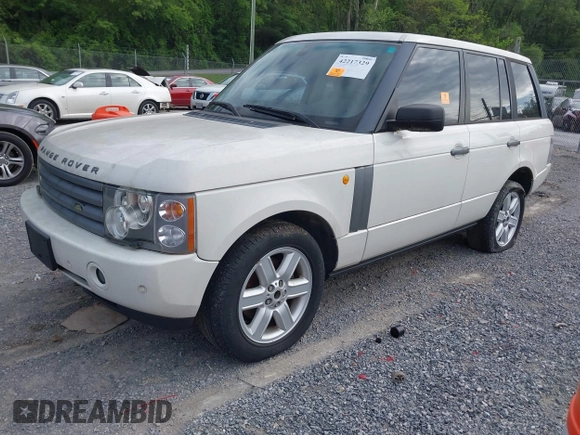 2005 Land Rover Range Rover with VIN SALMF114X5A195476, listed as a IAAI auction lot 42217329 with Not Provided miles and . Bid and sale history available at DreamBid. Image 2.
