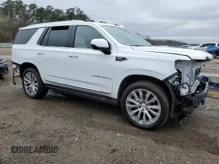 2023 GMC Yukon Denali with VIN 1GKS1DKL7PR338705, listed as a Copart auction lot 45932185 with 23,526 mi miles and Salvage Title. Bid and sale history available at carsss.com. Image 4.