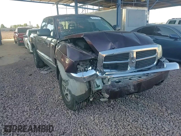 2005 Dodge Dakota Laramie with VIN 1D7HW58NX5S189370, listed as a Copart auction lot 43131135 with 198,988 mi miles and Salvage Title. Bid and sale history available at DreamBid. Image 11.