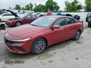 2024 Hyundai Elantra SEL with VIN KMHLM4DG2RU834711, listed as a Copart auction lot 59737875 with 3,696 mi miles and Salvage title. Bid and sale history available at DreamBid. Image 1.