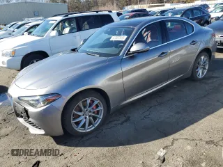 2017 Alfa Romeo Giulia Ti with VIN ZARFAEEN3H7560516, listed as a Copart auction lot 47307515 with 80,693 mi miles and Salvage Title. Bid and sale history available at carsss.com. Image 1.