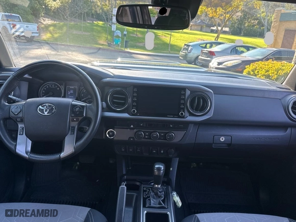 2022 Toyota Tacoma 2WD SR with VIN 3TYRZ5CN6NT014575, listed as a Copart auction lot 53002075 with 36,679 mi miles and Salvage Title. Bid and sale history available at carsss.com. Image 9.