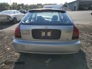 1998 Honda Civic CX with VIN 2HGEJ6427WH121499, listed as a Copart auction lot 73657704 with 101,999 mi miles and Salvage Title. Bid and sale history available at DreamBid. Image 6.