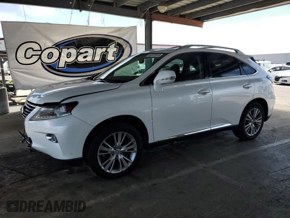 2014 Lexus RX 350 z VIN 2T2BK1BA6EC248972, wystawiony jako Copart lot #62478515 z przebiegiem 124 188 mil mil oraz Szkoda całkowita • Salvage title. Historia ofert i sprzedaży dostępna na DreamBid. Obrazek 1.