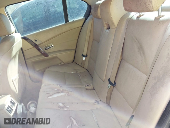 2007 BMW 5 Series 525i with VIN WBANE53517CW67113, listed as a IAAI auction lot 40831811 with Not Provided miles and . Bid and sale history available at carsss.com. Image 8.